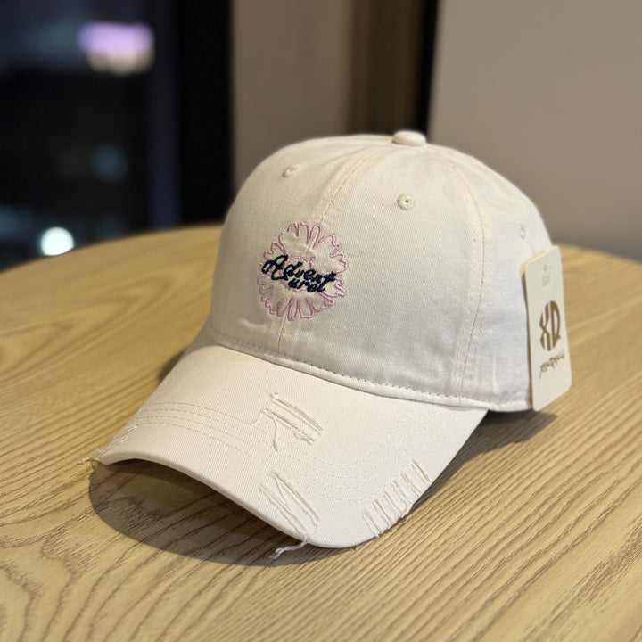 Unisex Bestickte Baseballkappe mit Blumenmuster Skanto