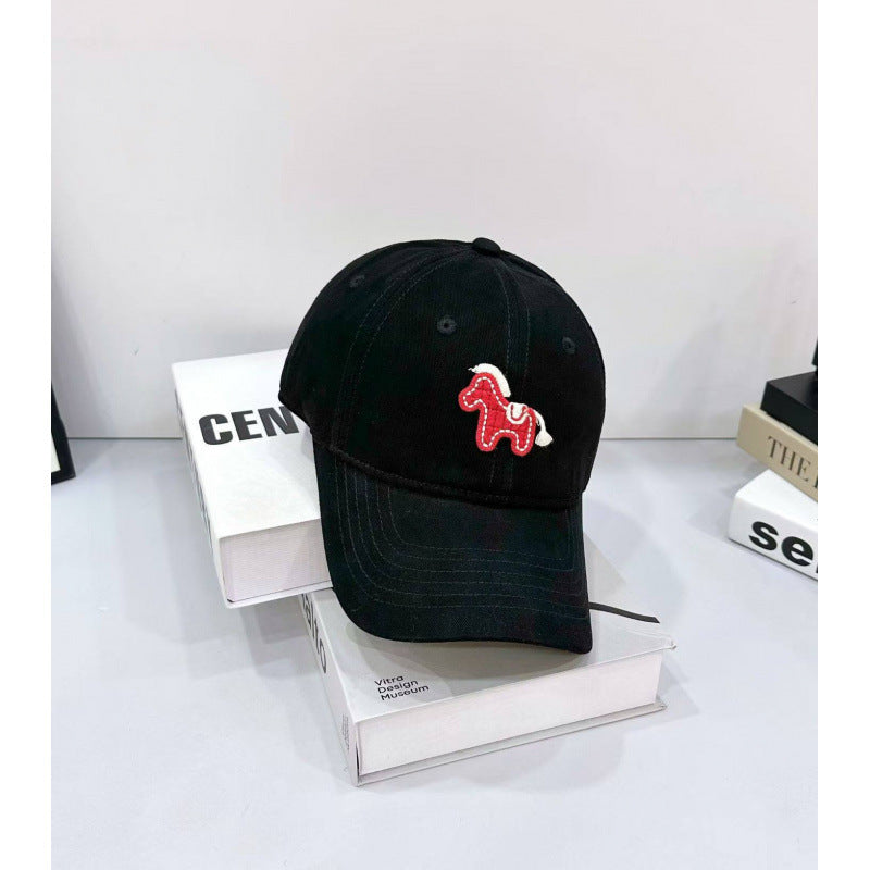 Damen Verspielte Bestickte Pony Baseball Cap Skanto