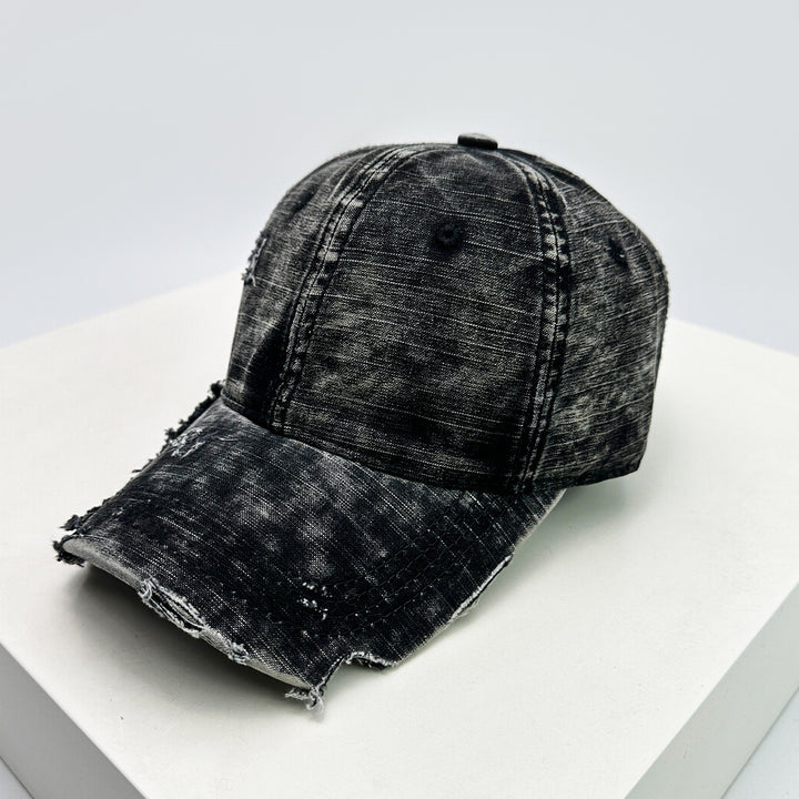 Herren Distressed Jeans-Baseballkappe Skanto