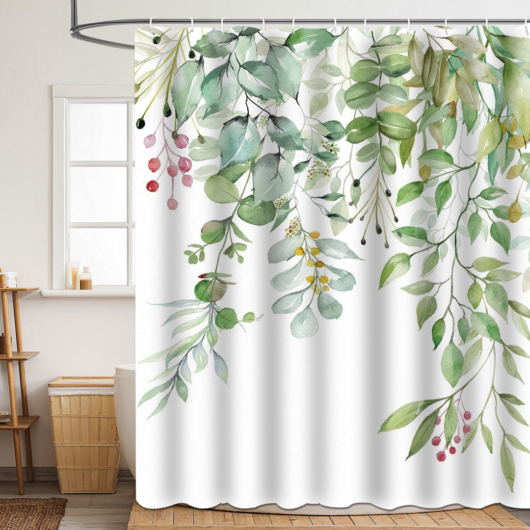 Duschvorhang Skanto mit Blumenmuster