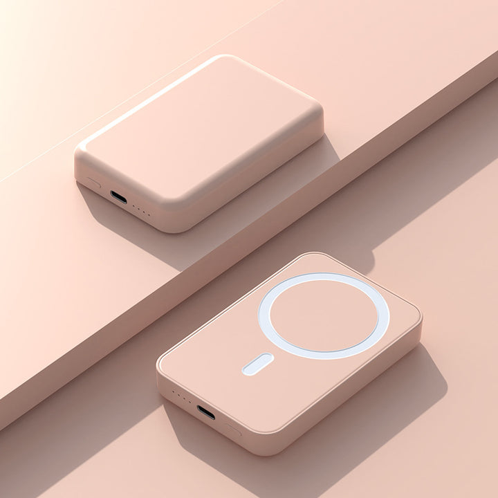 Tragbare Powerbank mit Qi-kompatibler Magnetladung und integrierter Schnellladefunktion Skanto