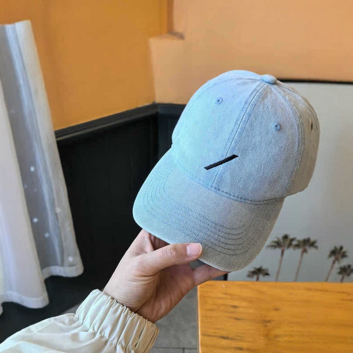 Klassische Herren-Baseball-Cap im Denim-Stil Skanto