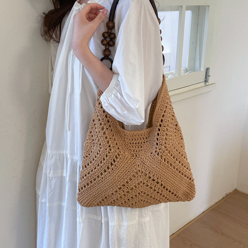 Handgemachte grob gestrickte Tasche Skanto