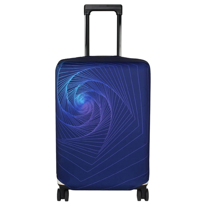 Unisexer nicht-elastischer Kofferbezug mit Mandala-Motiv, Kratzschutz für Teleskopgriff und Rollen Skanto
