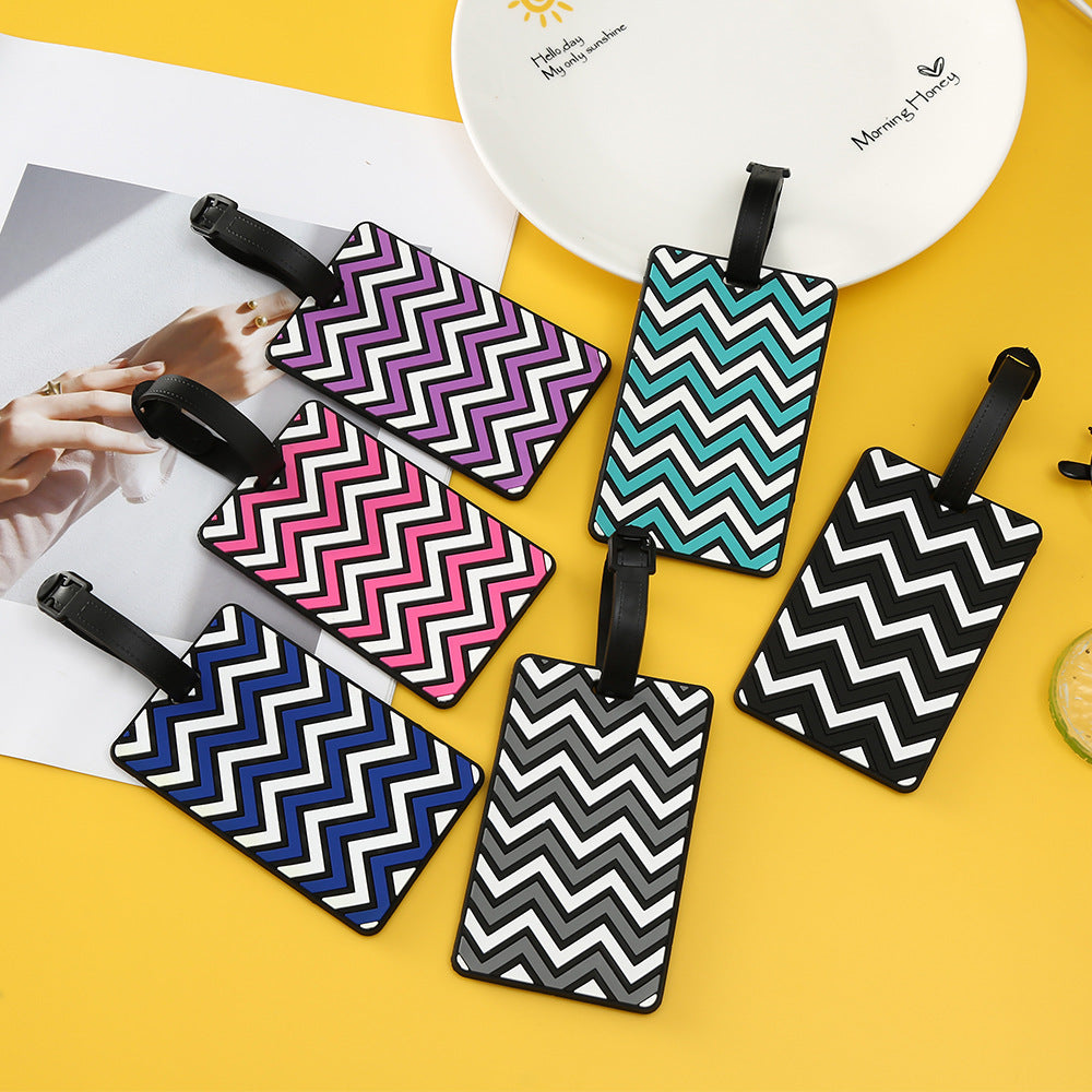 Unisex Chevron-Muster Gepäckanhänger Skanto