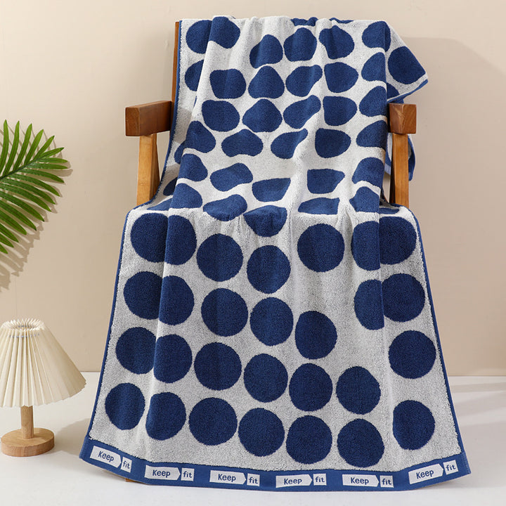 Kuscheliges Badetuch mit Tupfenmuster Skanto