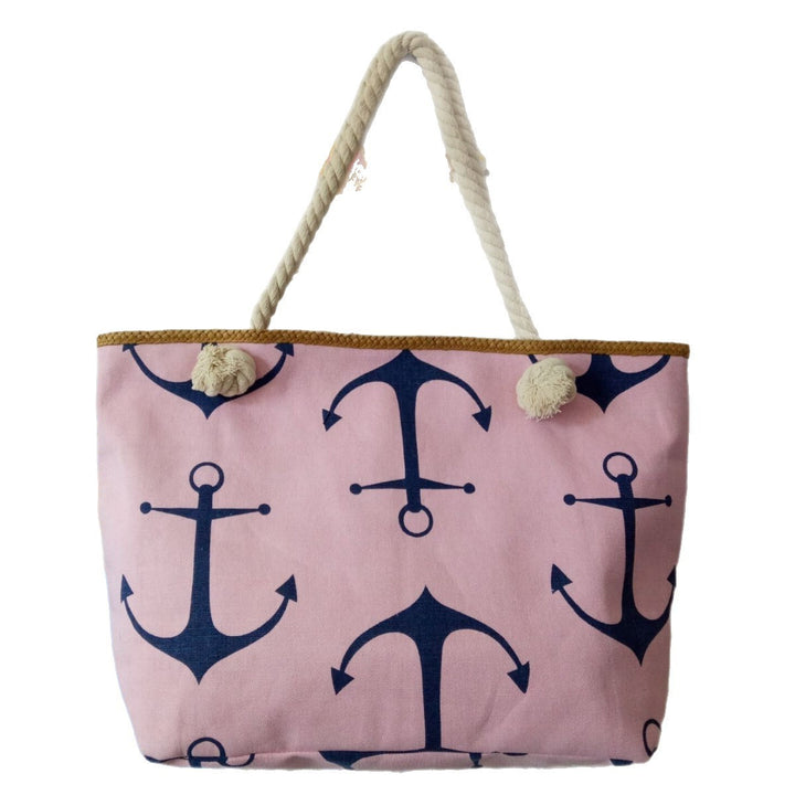 Große Segeltuchtasche mit maritimem Anker-Design Skanto