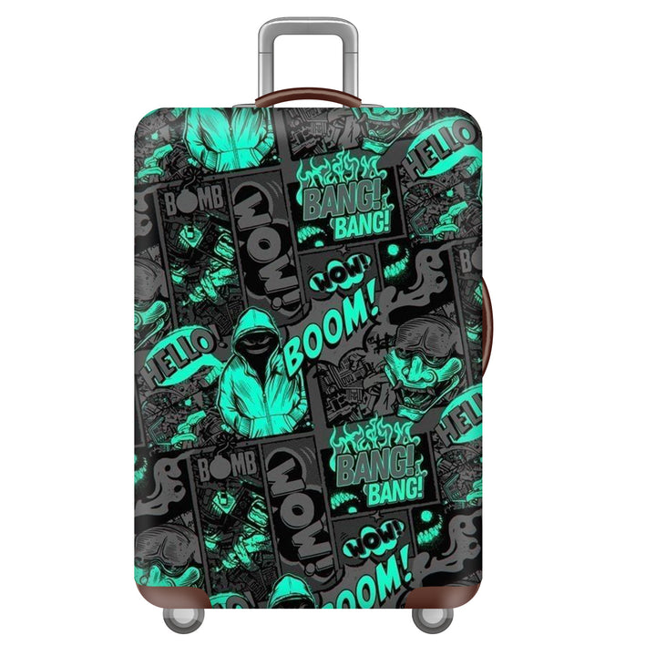 Unisex Nan Robuster Hartschalen-Trolley mit Polycarbonat-Außenschale und Automarken-Motiv Skanto