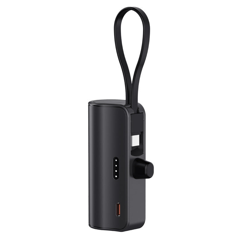 Tragbare Powerbank mit integriertem Ladekabel und kompaktem Design Skanto
