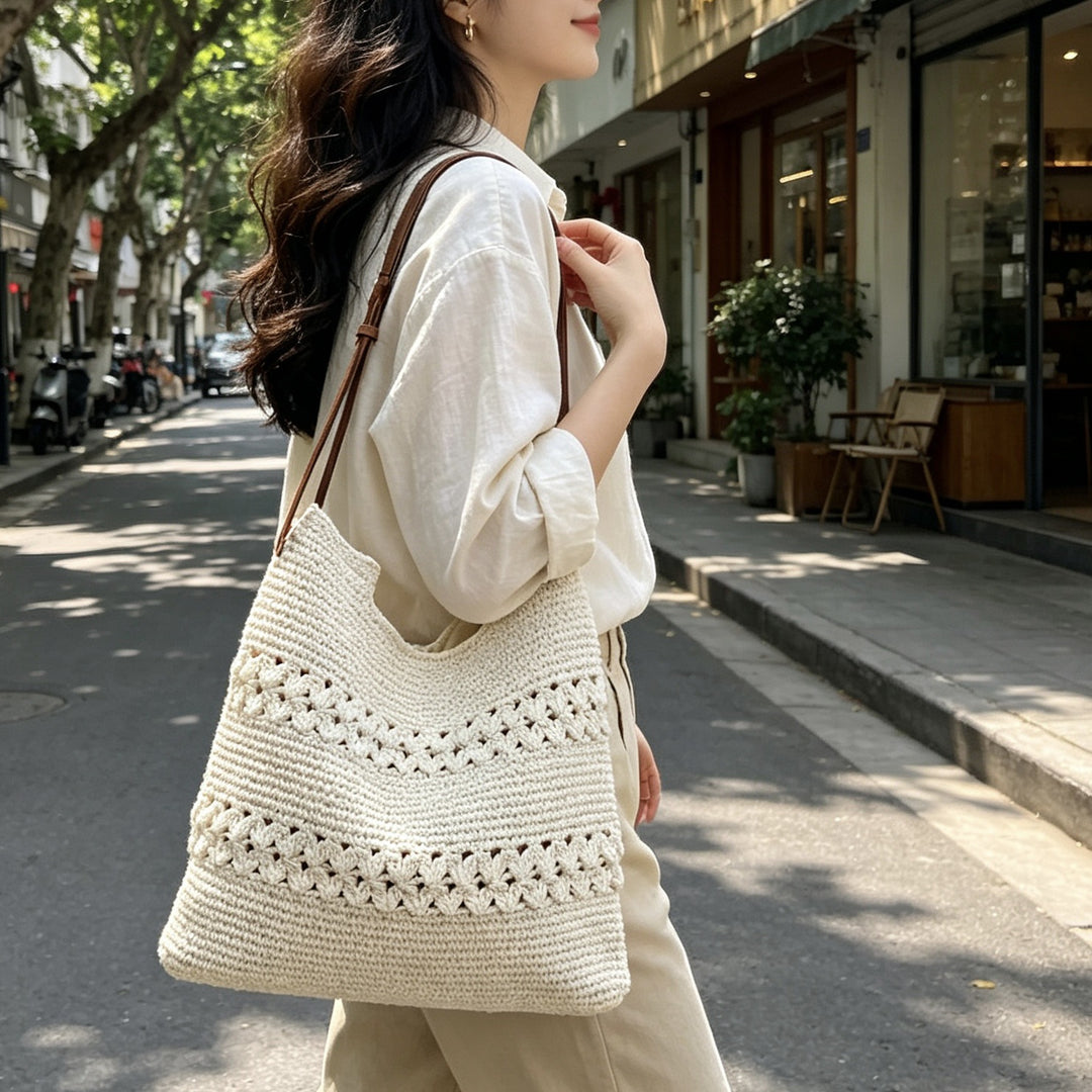 Handgeknüpfte Shopper-Tasche Skanto