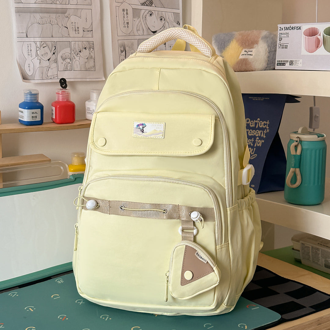 Vielseitiger Schulrucksack mit mehreren Fächern