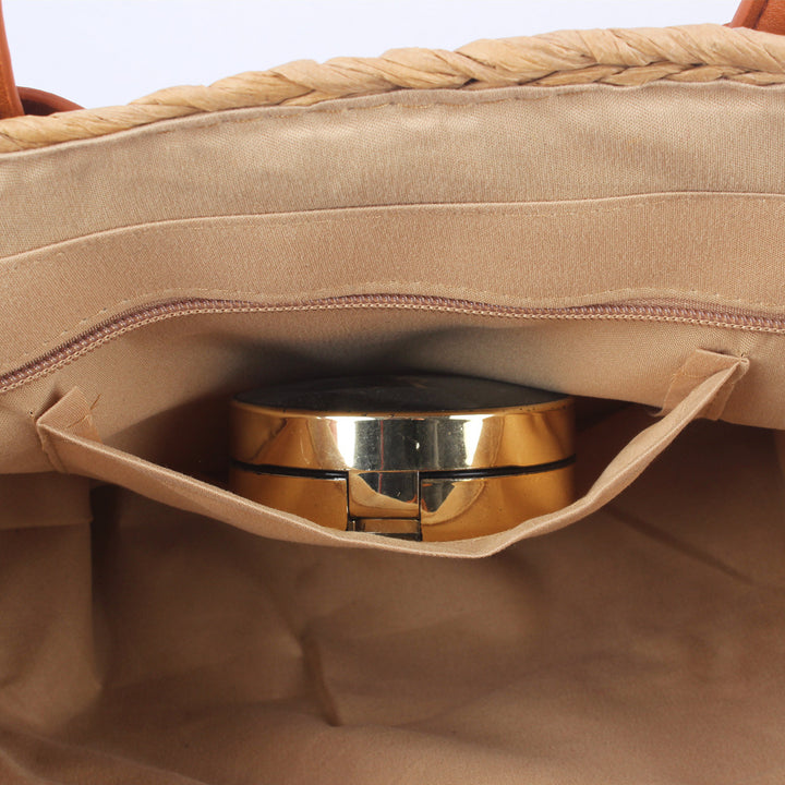 Geflochtene Strohtasche Skanto