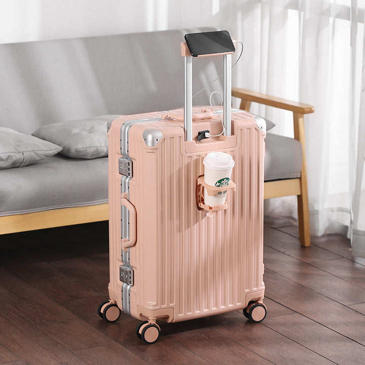 Unisex Eleganter und strapazierfähiger TSA-freundlicher Hartschalen-Handgepäckkoffer Skanto