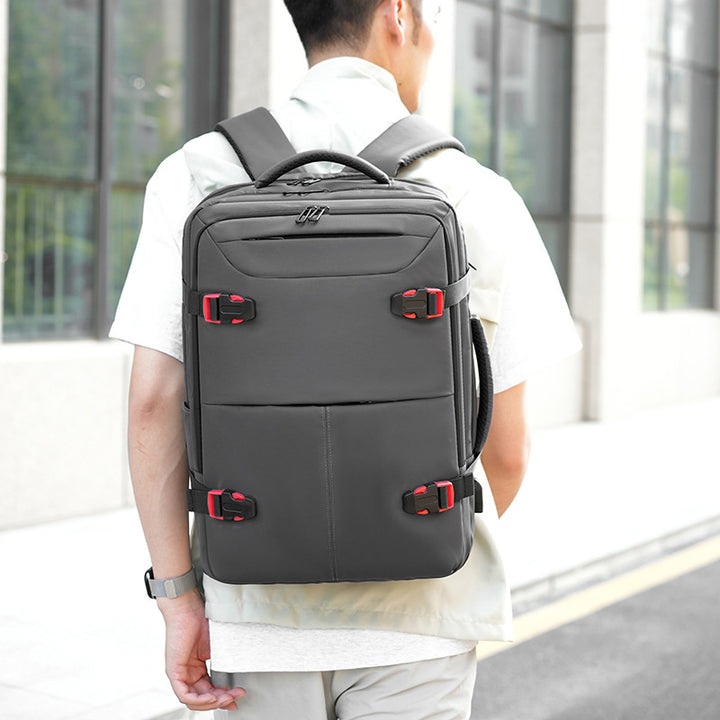 Praktischer Laptop-Rucksack mit innovativem Sicherheitsfach und Organizer-System Skanto