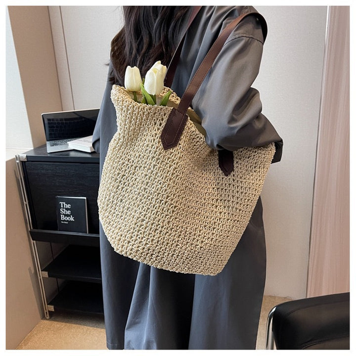Vielseitige geflochtene Strandtasche Skanto