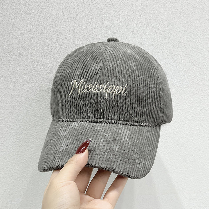 Cord-Visor-Kappe für Damen Skanto