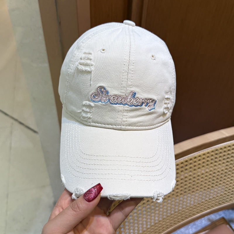 Damen Baumwoll-Cap im Used-Look Skanto