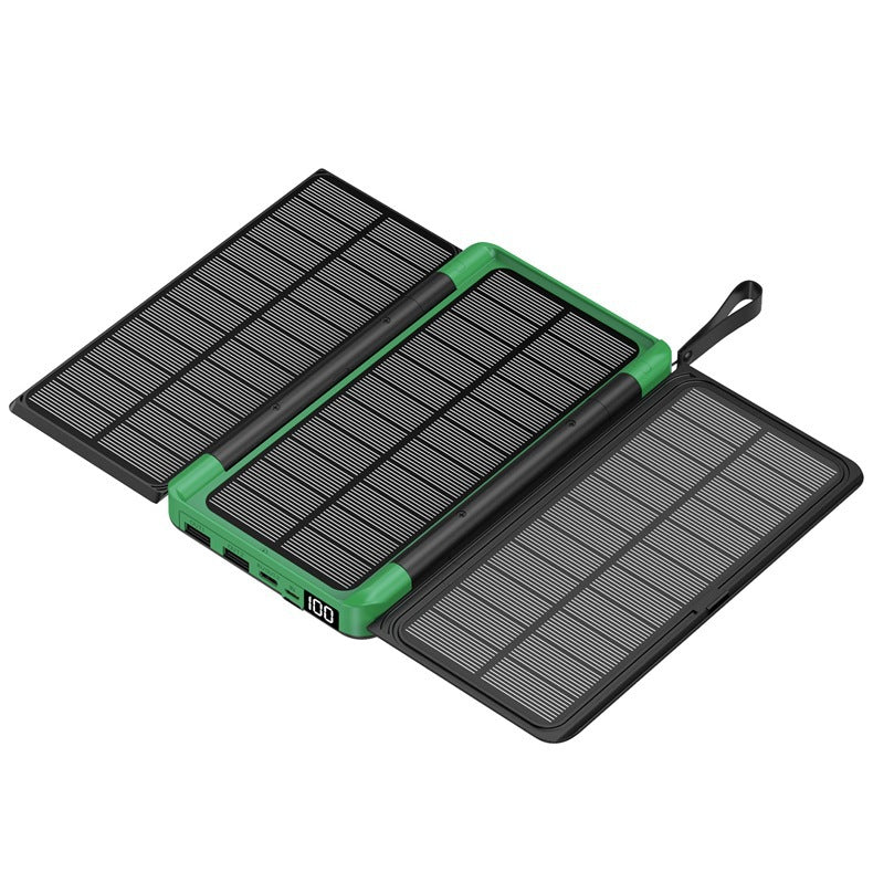 Tragbare Solar-Powerbank mit multifunktionaler Ladefunktion Skanto