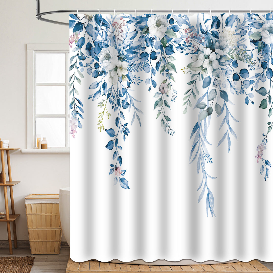 Duschvorhang Skanto mit Blumenmuster