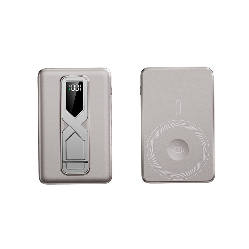 Kabellose Powerbank mit Digitalanzeige und Schnellladetechnologie Skanto