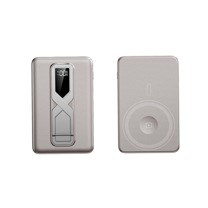 Kabellose Powerbank mit Digitalanzeige und Schnellladetechnologie Skanto