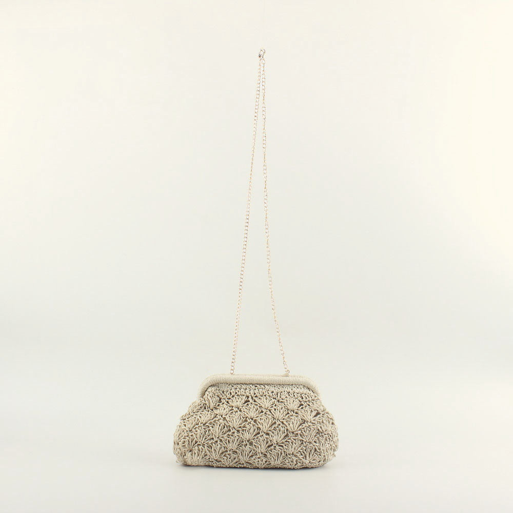 Elegante Clutch-Tasche im Häkelstil Skanto
