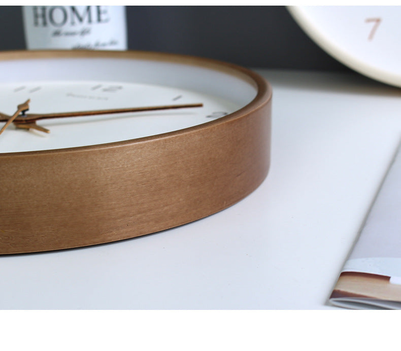 Skanto | TimberClock – Analoge Massivholzuhr