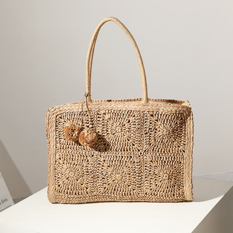 Handgemachte Makramee Strandtasche Skanto