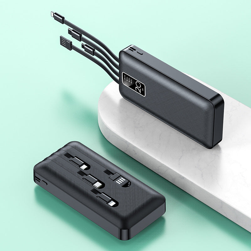 Leistungsstarke Powerbank mit integriertem Multi-Kabel Skanto