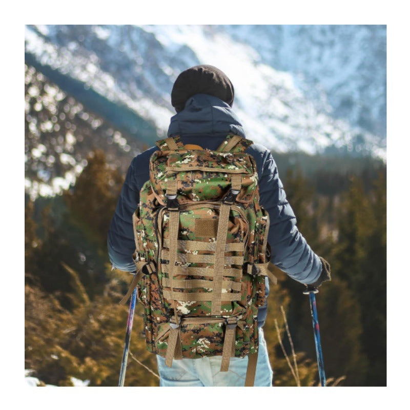 Taktischer Rucksack mit modularen Taschen und atmungsaktivem Rücken Skanto