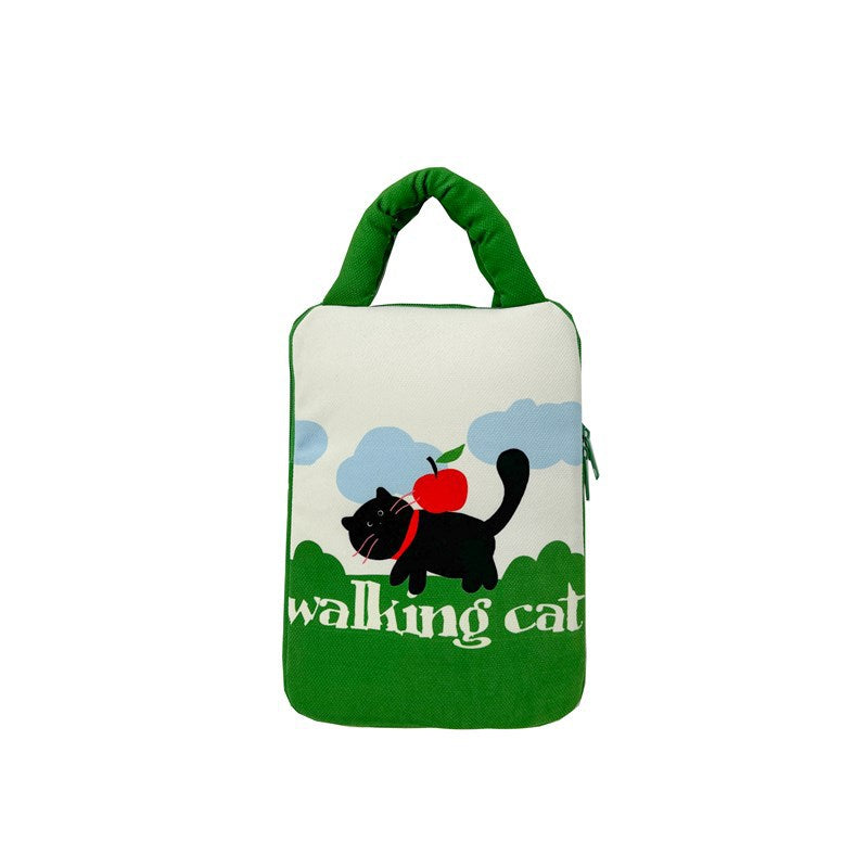 Laptoptasche mit kreativem Katzenmuster Skanto