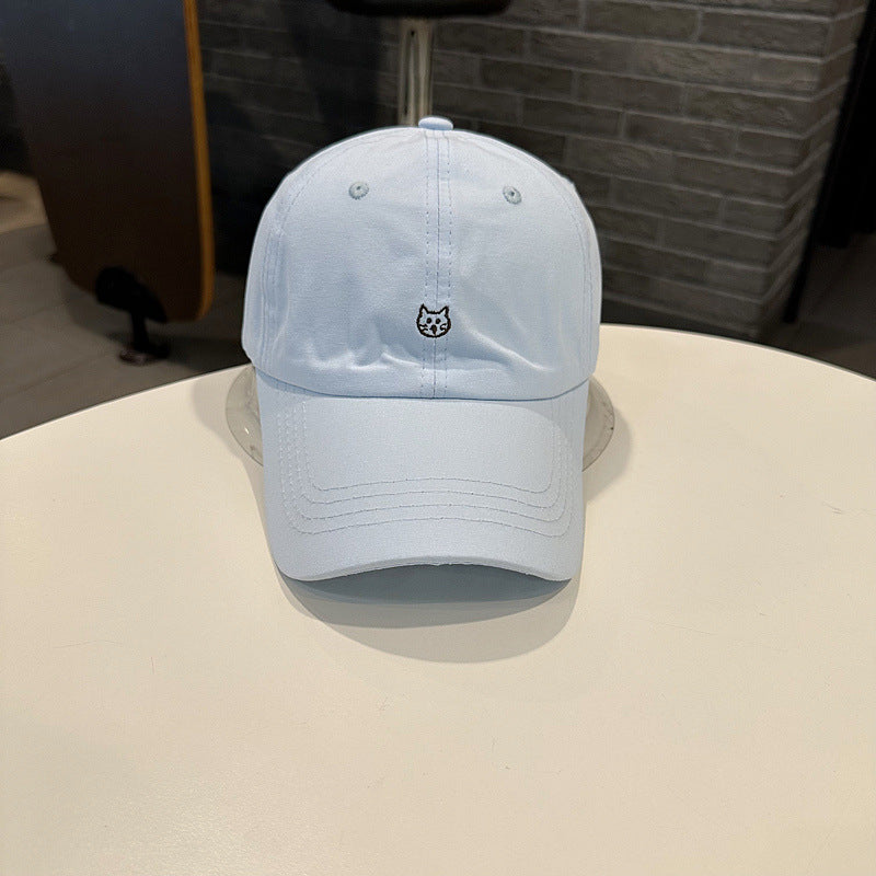 Damen Baseballkappe mit Katzenstickerei Skanto