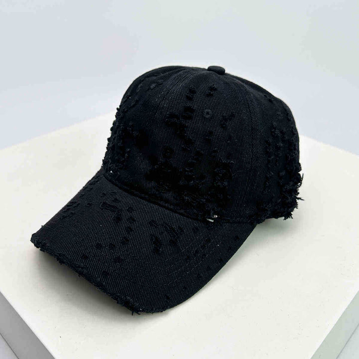 Damen Baseballkappe im Used-Look mit Textur Skanto