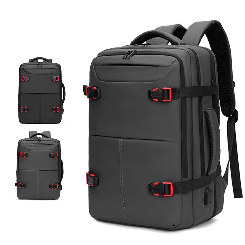 Praktischer Laptop-Rucksack mit innovativem Sicherheitsfach und Organizer-System Skanto