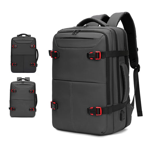 Praktischer Laptop-Rucksack mit innovativem Sicherheitsfach und Organizer-System Skanto