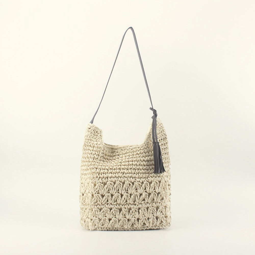 Handgemachte Hobo Bag aus Naturmaterial Skanto