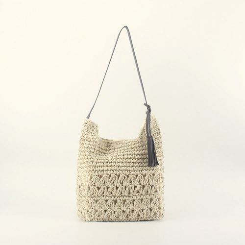 Handgemachte Hobo Bag aus Naturmaterial Skanto