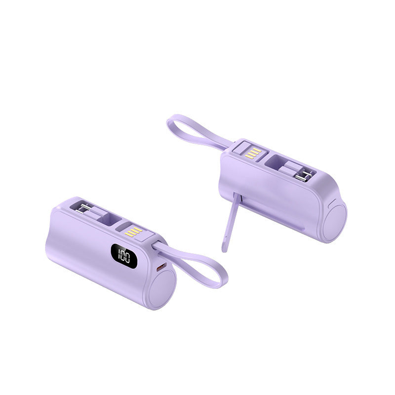 Tragbare Mini-Powerbank mit Digitalanzeige Skanto