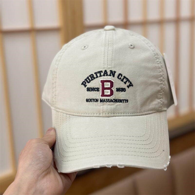 Damen Vintage Distressed Baseballkappe mit Stickerei Skanto