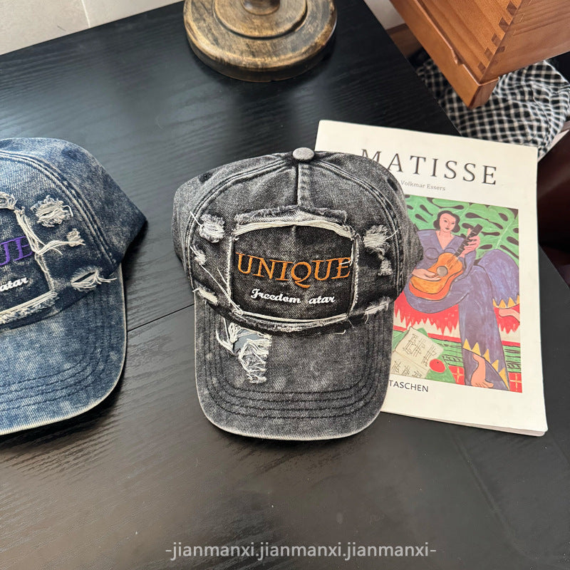 Damen Denim Baseballkappe im Used-Look Skanto 1784084142