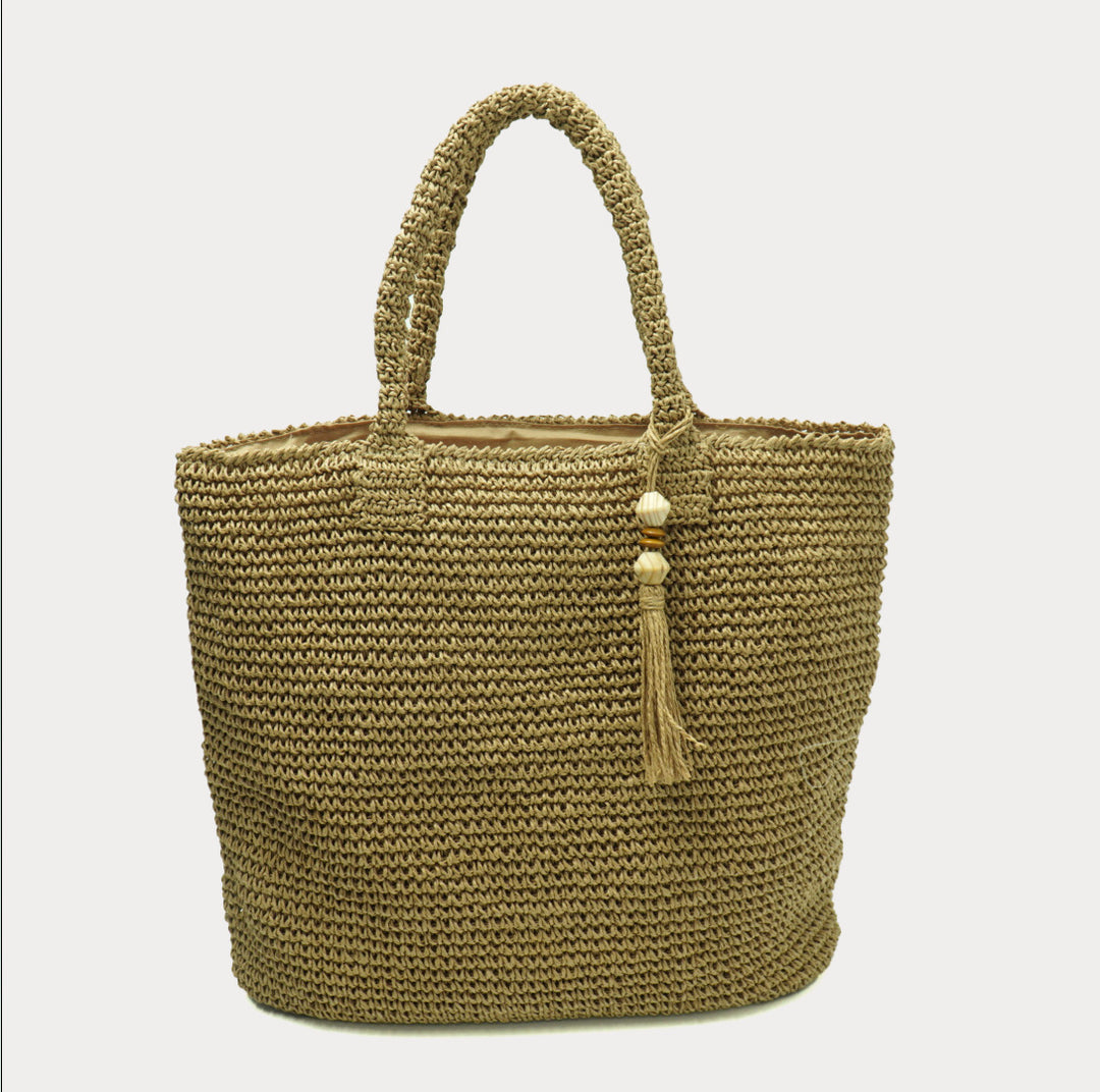 Geflochtene Tasche aus Naturmaterial Skanto