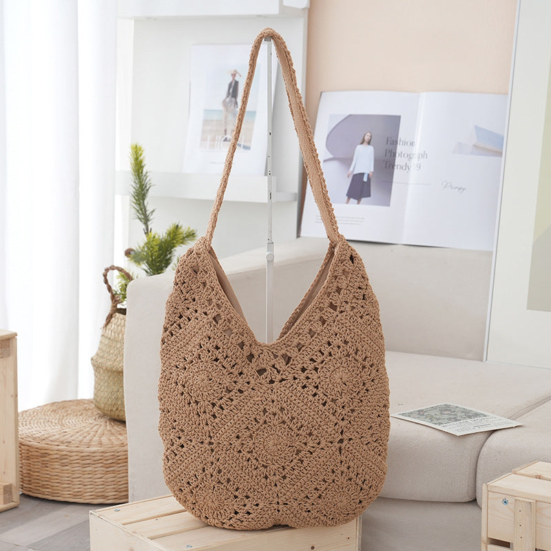 Handgemachte Häkel-Shopper-Tasche Skanto