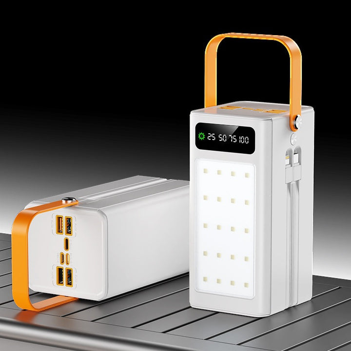 Tragbare Powerbank mit LED-Licht Skanto