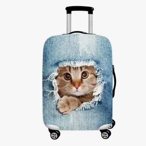 Unisex Kinder-Kabinentrolley mit internationalem Wahrzeichen-Motiv und leichter ABS-Schale Skanto