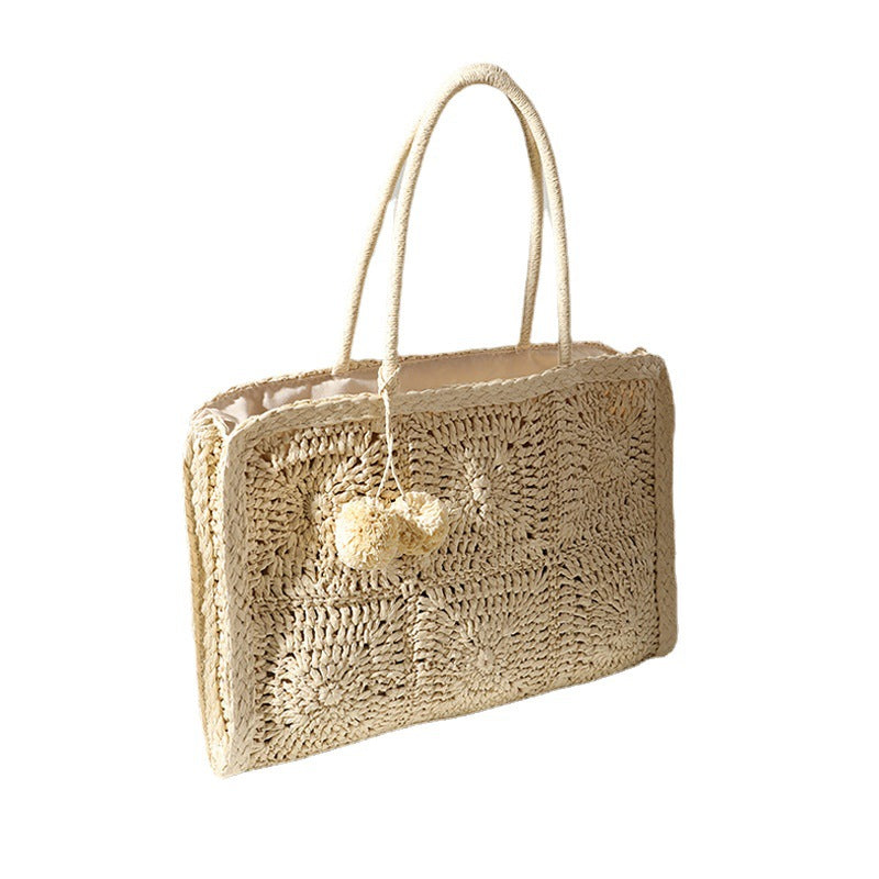 Handgemachte Makramee Strandtasche Skanto