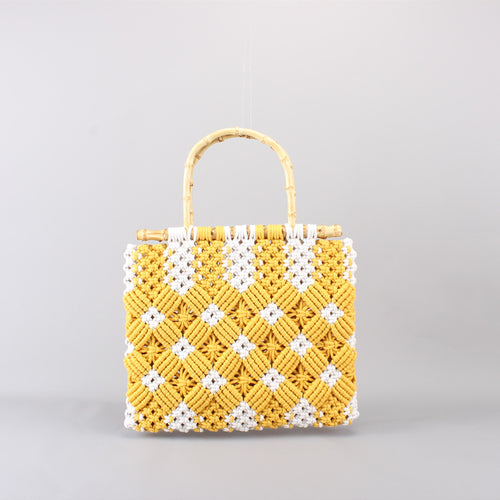 Handgefertigter Raffia-Korb Skanto