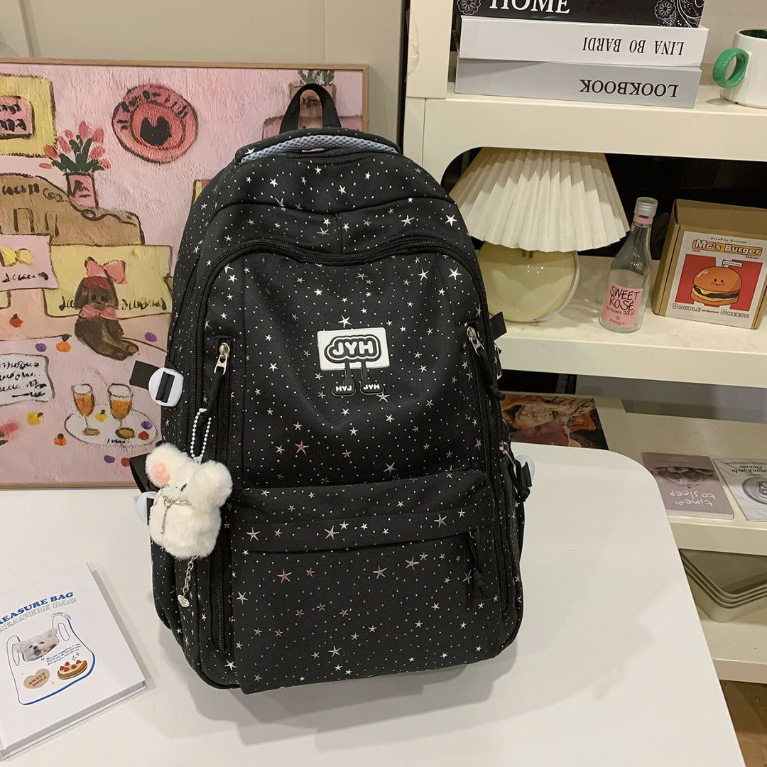 Modischer Schulrucksack mit Sternenmuster Skanto
