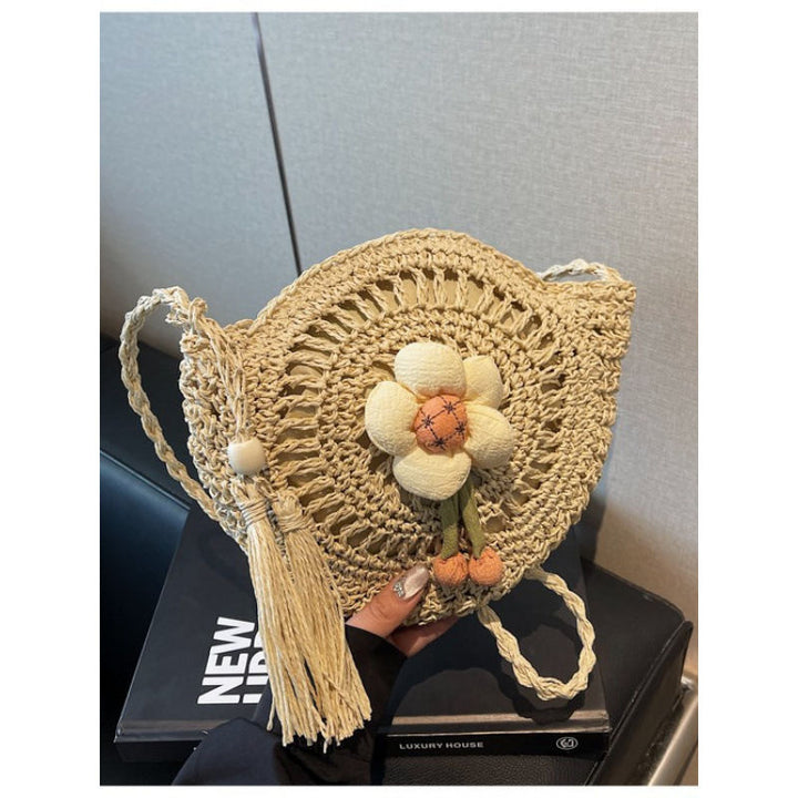 Handgeknüpfte blumenförmige Tasche Skanto