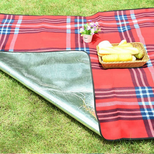 Praktische Picknickdecke mit wasserdichter Unterseite Skanto