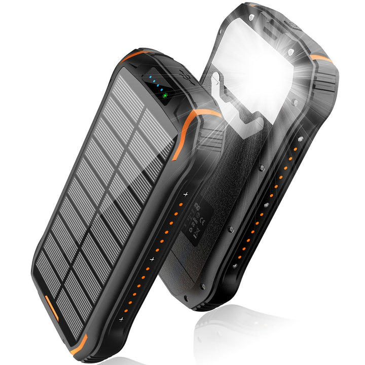 Solar Powerbank mit wasserdichtem Gehäuse und SOS-Funktion Skanto